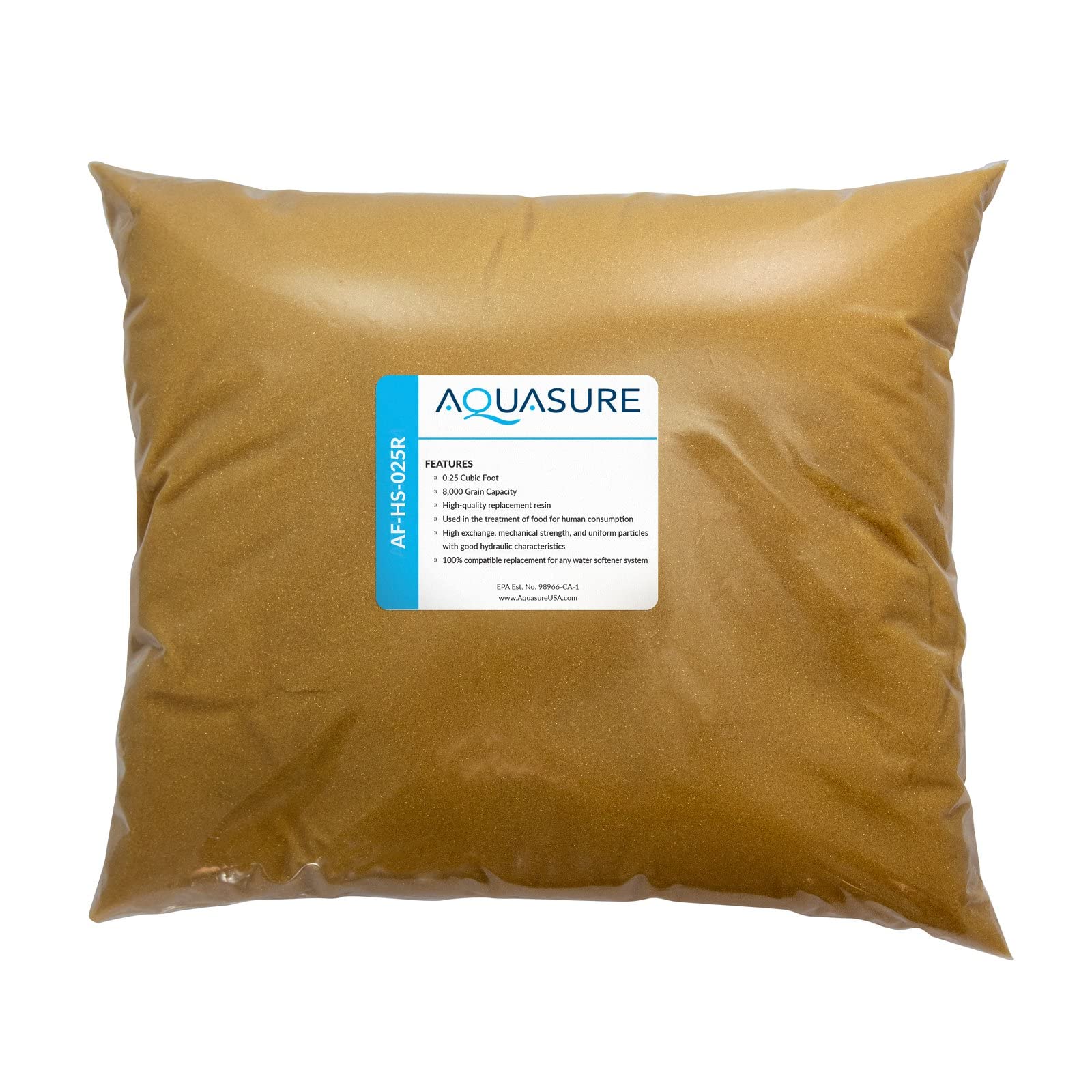 Aquasure 0.25 cu.ft Harmony Series CrossLink Water Softening Resin - 8,000 Grains