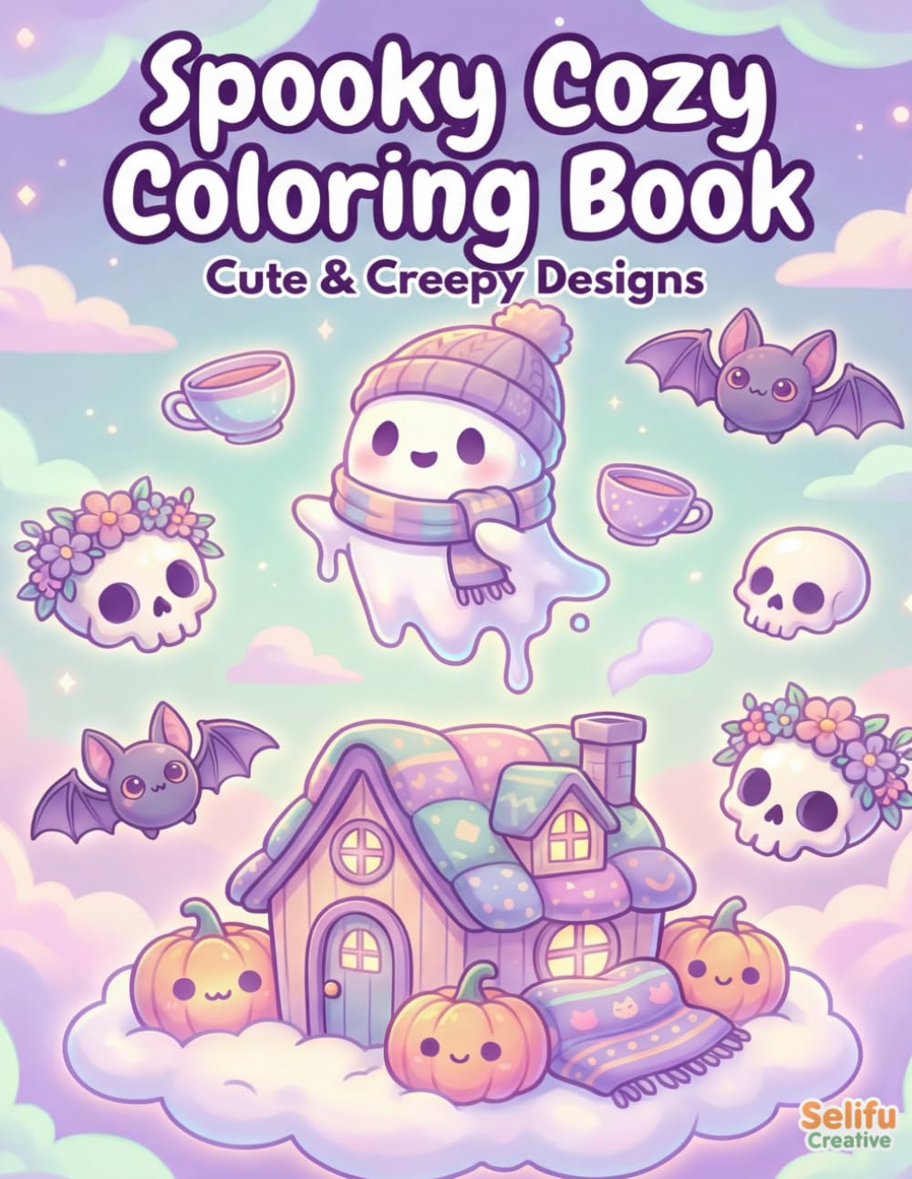 Spooky Cozy Coloring Book: A Pastel Goth and Creepy Cute Coloring Experience for Adults and Teens: 67 Adorable & Macabre Illustrations of Kawaii ... Kawaii: Cute but Creepy Coloring Books)