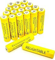 Vista 3 de 500mAh AAA NiCd 1.2v baterías recargables jardín solar Ni-Cd luz LED E (6)