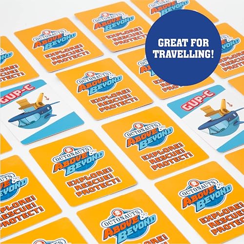 Miniatura 7 de Mighty Mojo Octonauts - Juegos de cartas clásicos para niños, juego de memoria, Go Fish & Old Maid, divertido juego familiar para niños y niñas,
