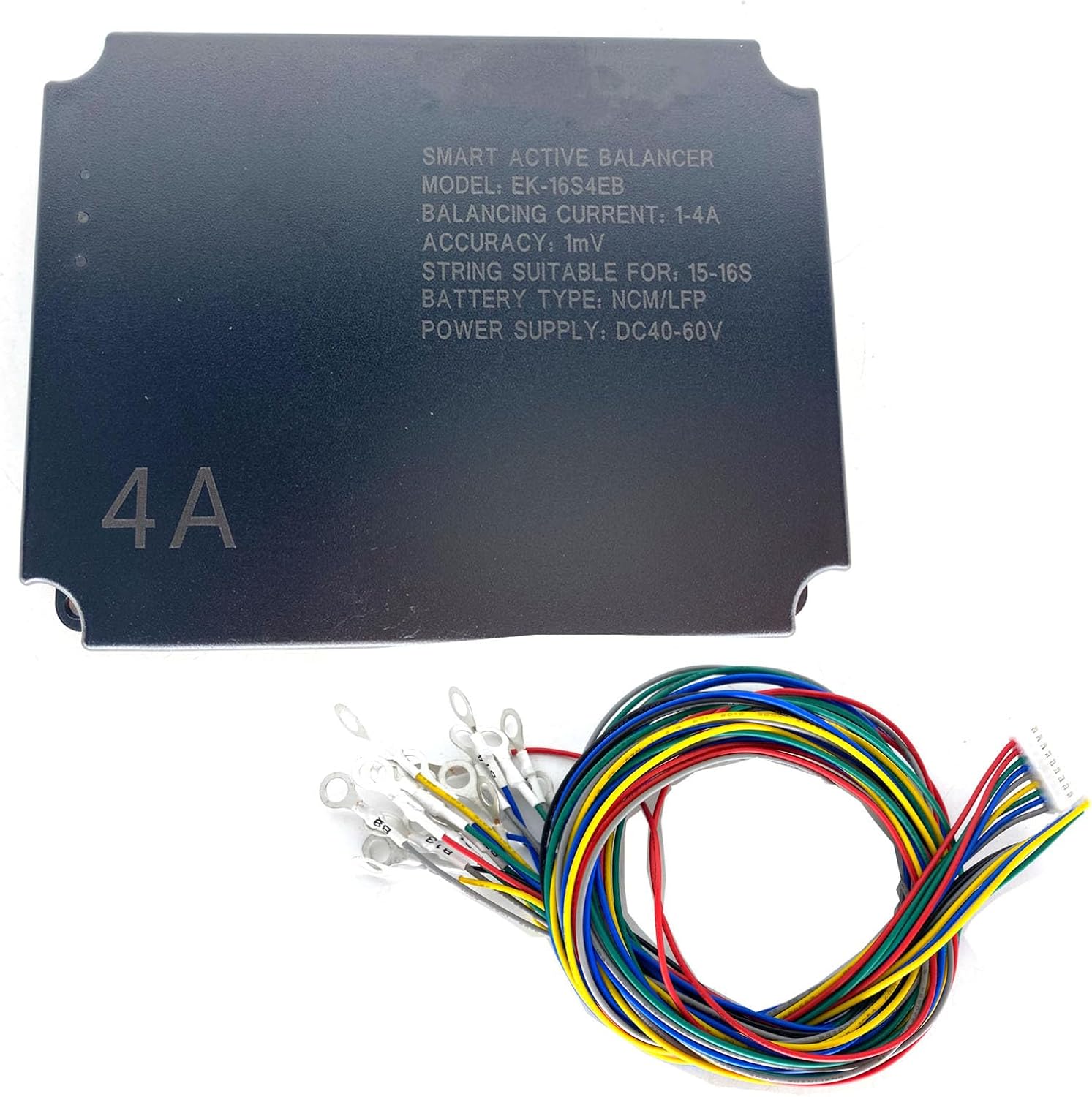 15S 16S 4A Active Equalizer 1mv Precision Li-on Lifepo4 LTO Lithium Battery Capacitor Balancer with Docking Adapter