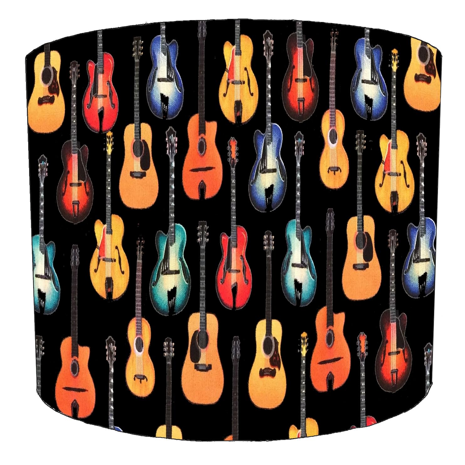 Guitar Musical Instrument Lampshade for A Ceiling Light in 3 Sizes - Free Personalisation