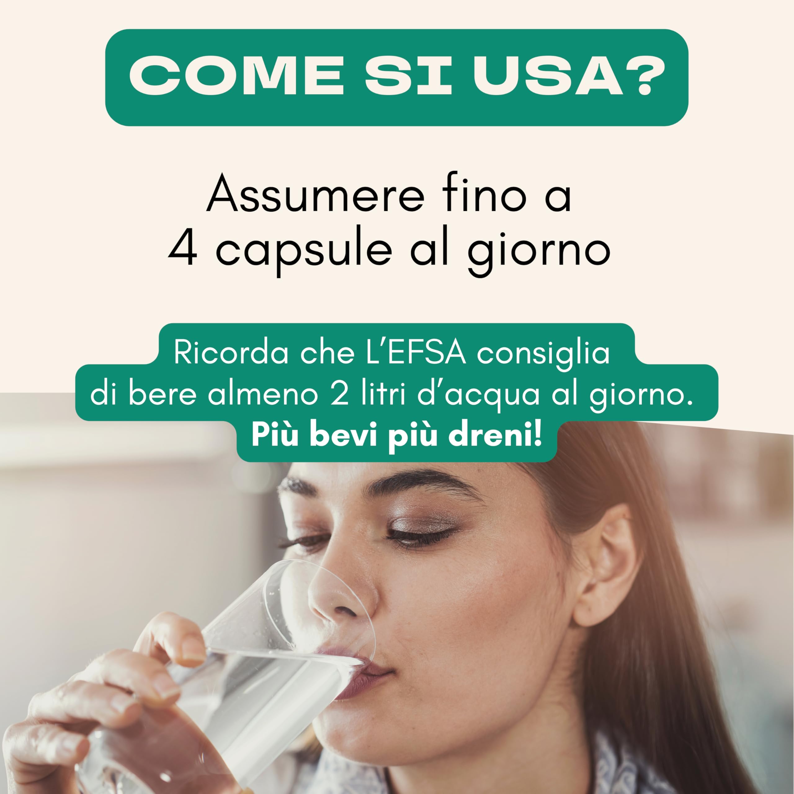 BPR Nutrition - H2OFF Drenante in capsule a base di estratti vegetali con funzione depurativa, drenante e antiossidante, favorisce il microcircolo e contrasta gli inestetismi della cellulite