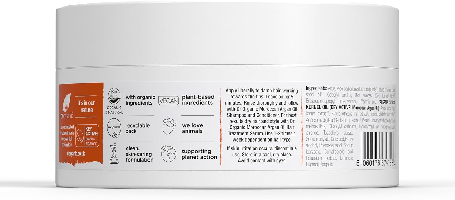 Organic Doctor Moroccan Argan Oil Restorative Treatment Conditioner, 6.8 oz