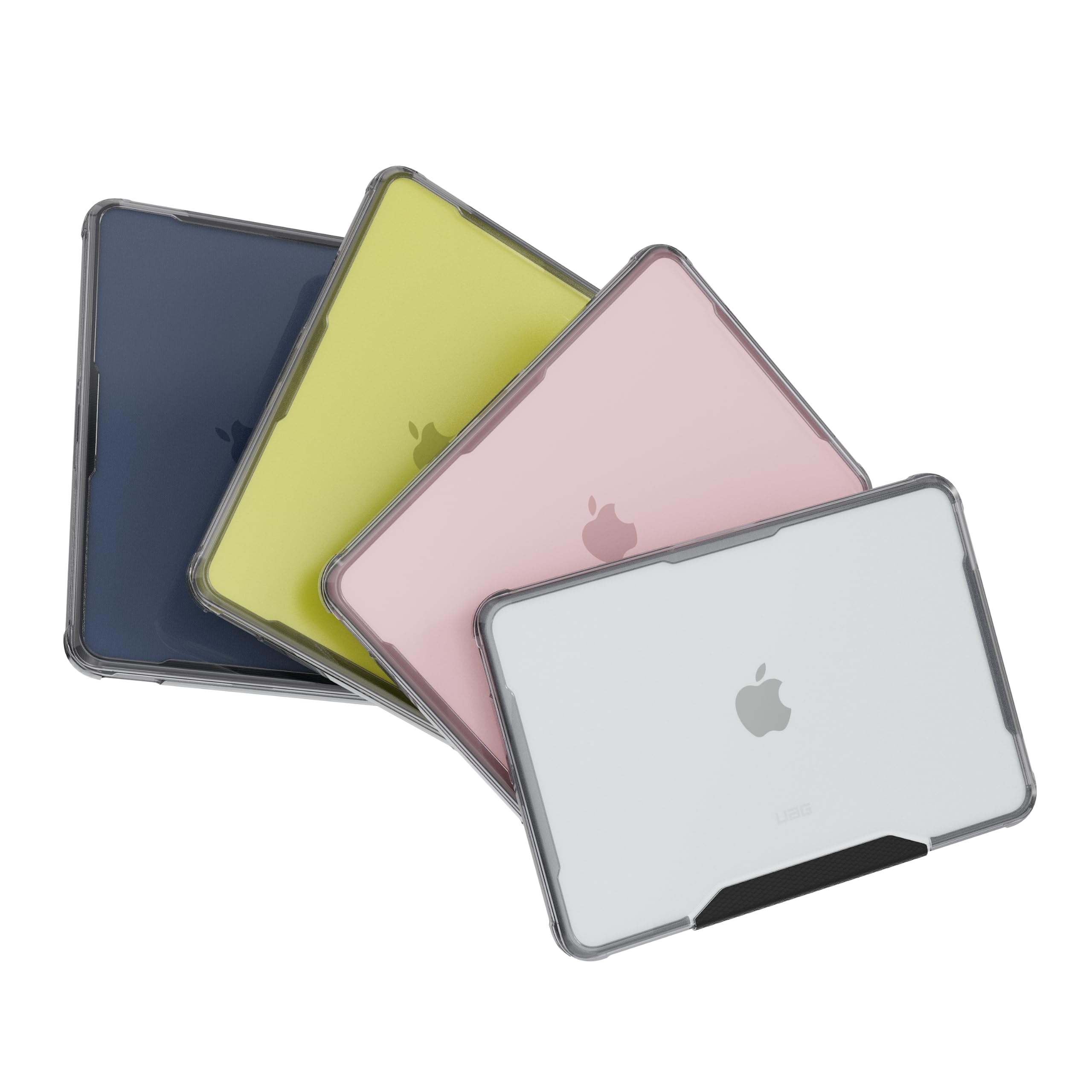 URBAN ARMOR GEAR Plyo Custodia per Apple MacBook Neo - Ice (trasparente) | Tutte le porte sono accessibili | Resistente alle cadute secondo gli standard militari statunitensi
