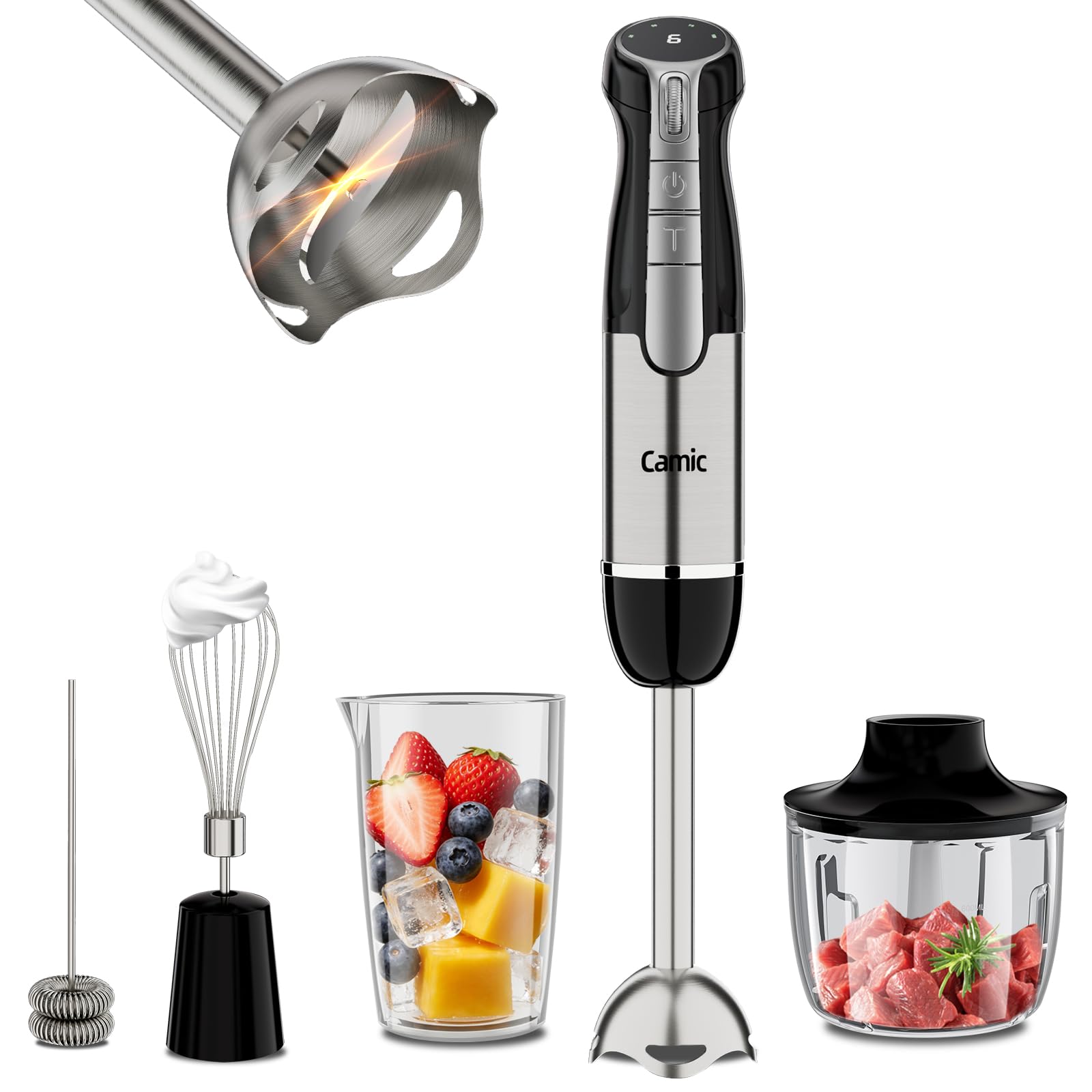 Camic 4-in-1 Cordless Immersion Blender