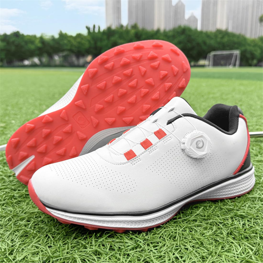 Zapatos De Golf para Hombres para Caminar Y Entrenamiento Al Aire Libre Zapatillas De Golf Profesionales Antideslizantes Sin Clavos