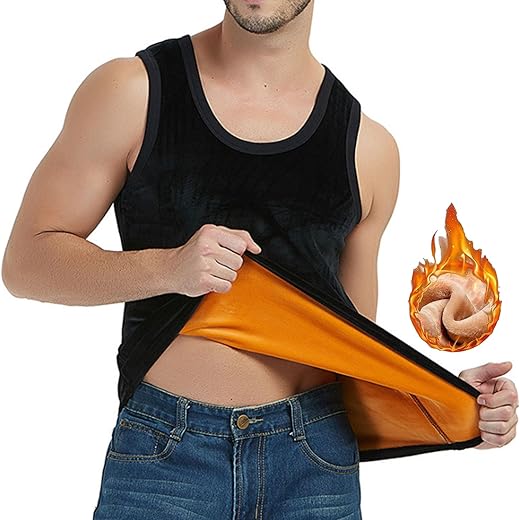 Mens Velvet Thermal Tank Top