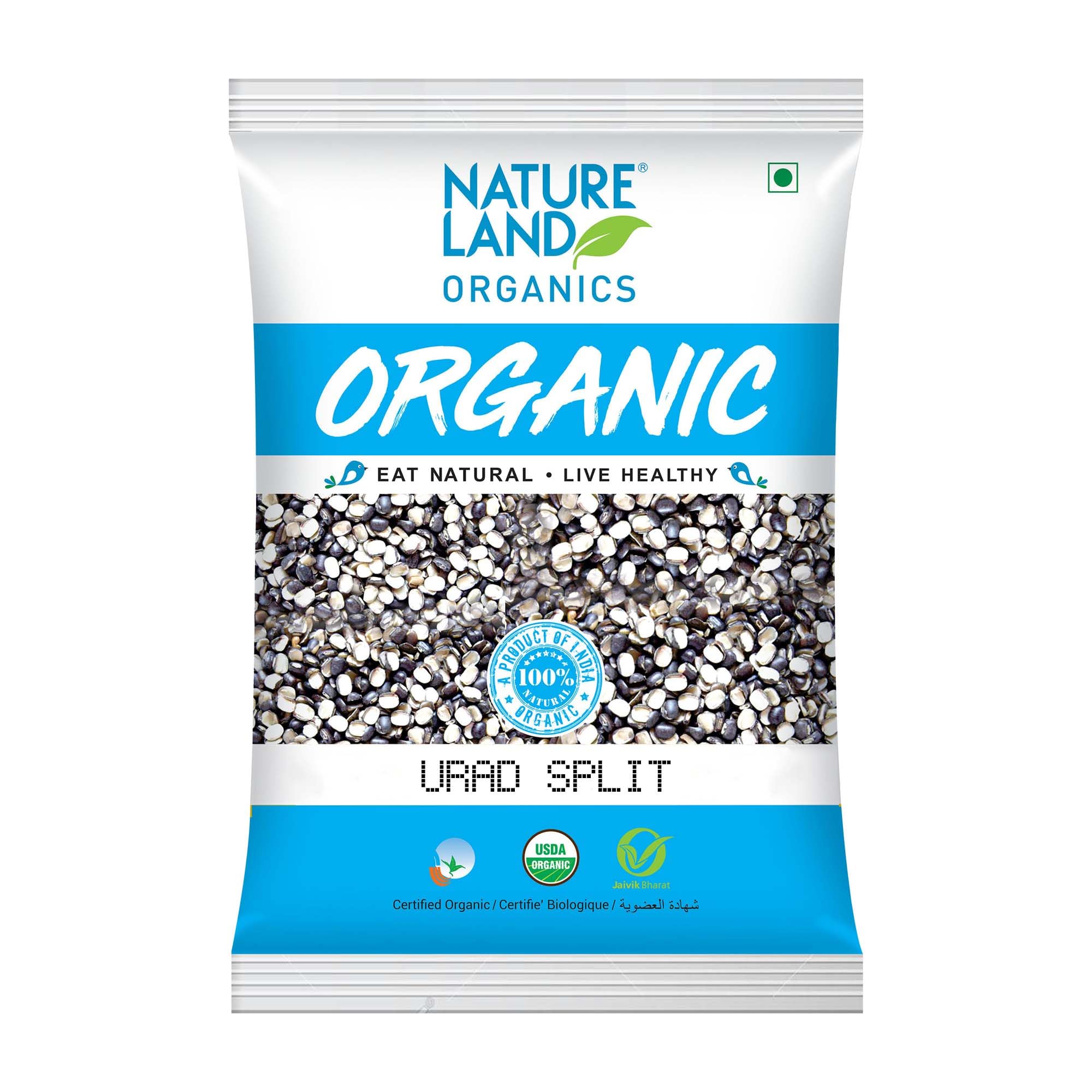 Natureland Organics Urad Chilka/Split 1 Kg - Organic Healthy Pulses (B07W61TNZH) Amazon Price History, Amazon Price Tracker