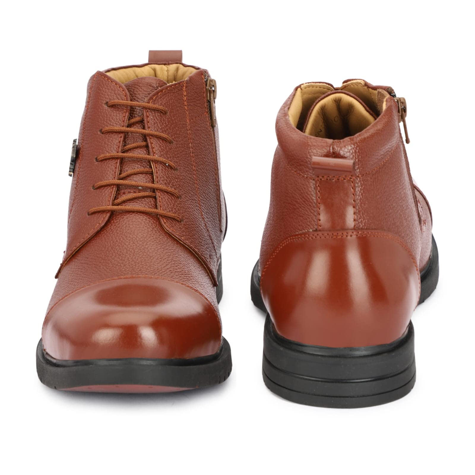 HAUTTON NEW Premium Geniune leather Ankle CHAIN Boots for men (Tan Brown, numeric_9) (B0BV69GDFC) Amazon Price History, Amazon Price Tracker