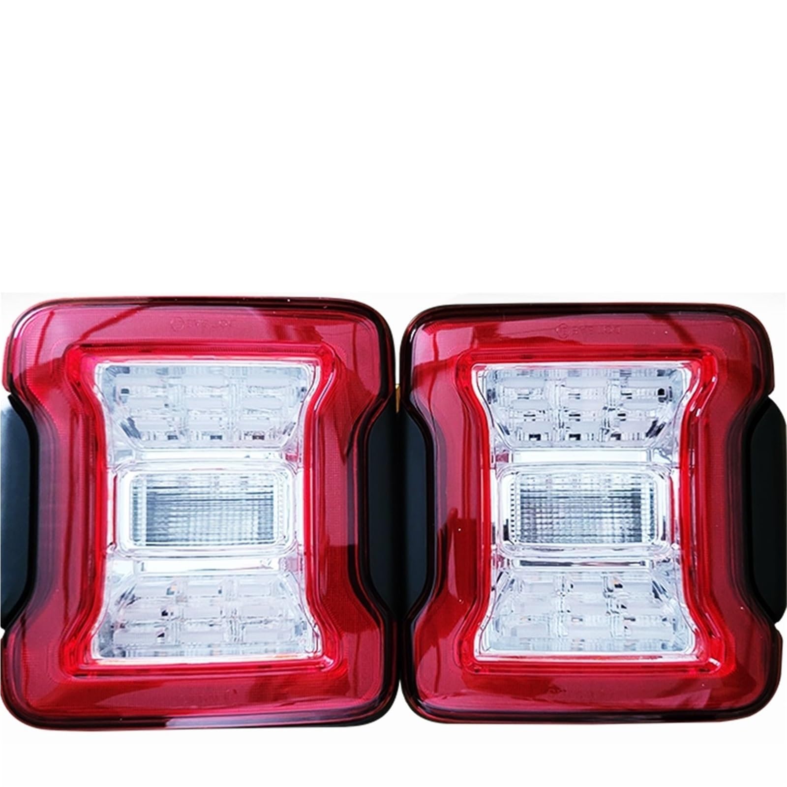 tylne światła LED Pasuje do Jeep JK LED 2007-2018 Tylne światła zamienne Montaż tylnych świateł samochodowych Wymiana tylnych świateł LED światła tylne(Style B EU version)