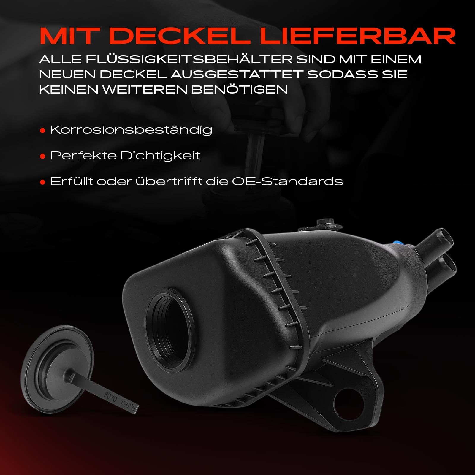 Frankberg Ausgleichsbehälter Hydrauliköl-Servolenkung Kompatibel mit 5er F10 535 6er F12 640 7er F01-F04 740