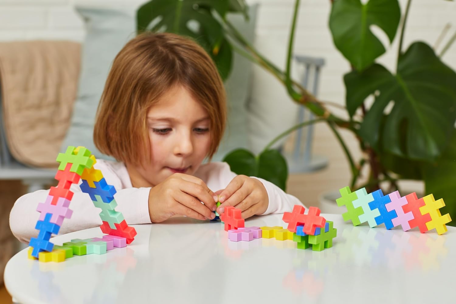 Plus Plus - 15 Kreativ Bausteine BIG Tropical