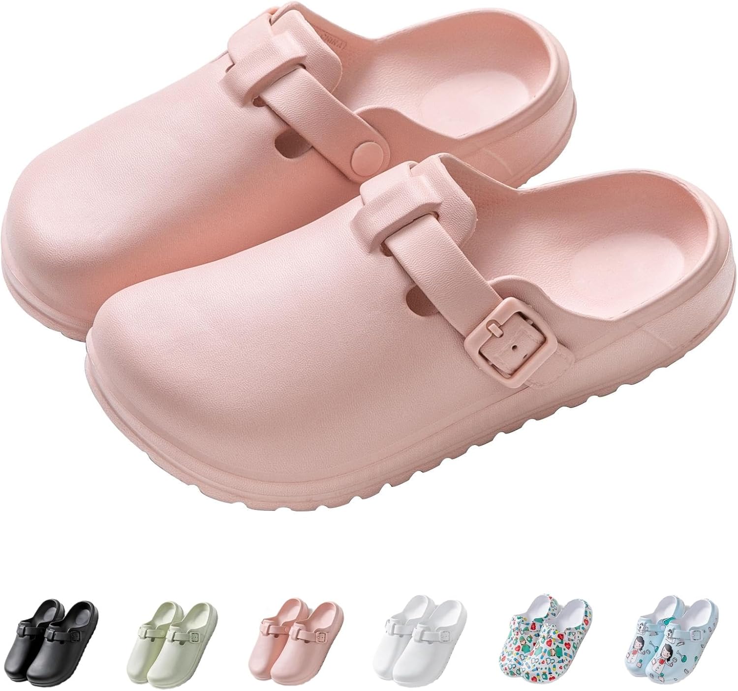 IDEINER Women Garden Clogs Shoes Men Slip on Mules Sandal Lightweight Nurse Kitchen Clogs Ladies Clogs in Print Design Walk Shoes Size UK 4-9.5 IDEINER Women Garden Clogs Shoes Men Slip on Mules Sandal Lightweight Nurse Kitchen Clogs Ladies Clogs in Print Design Walk Shoes Size UK 4-9.5