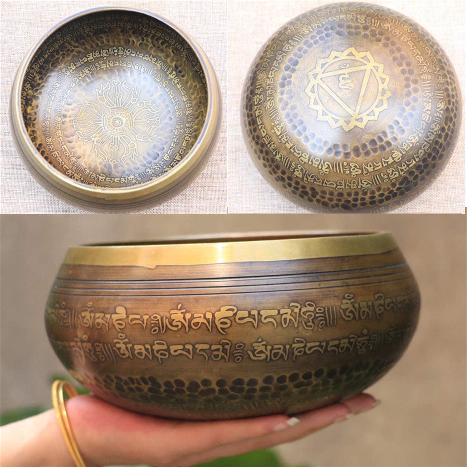 シンギングボウル 大きいサイズ チベット仏教 瞑想 おりん マントラ 瞑想