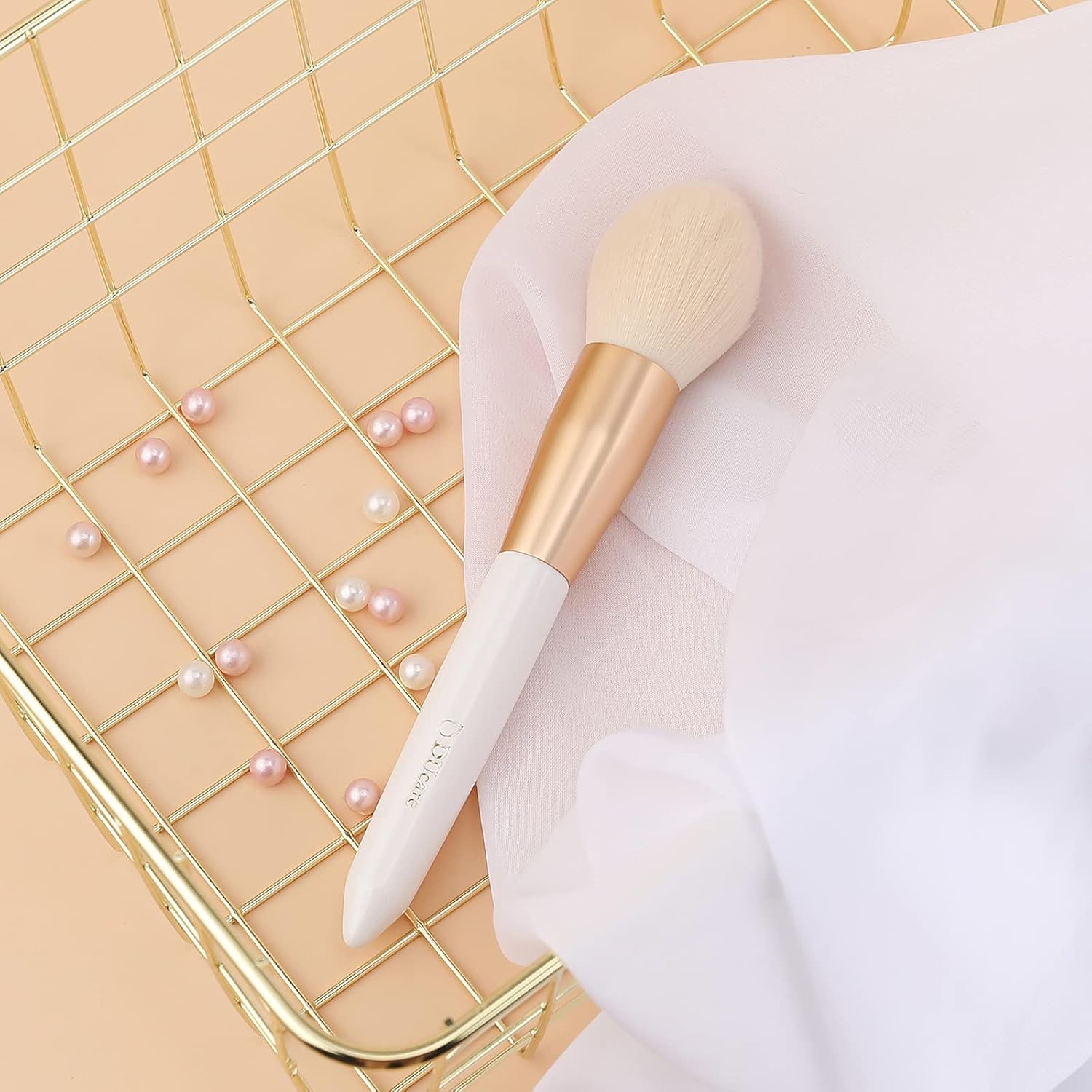 DUcare Blush Powder Brush Tapered Kabuki Foundation Coverage Mineral Bronzer Buffing Brush，X1-03 : Beauty & Personal Care