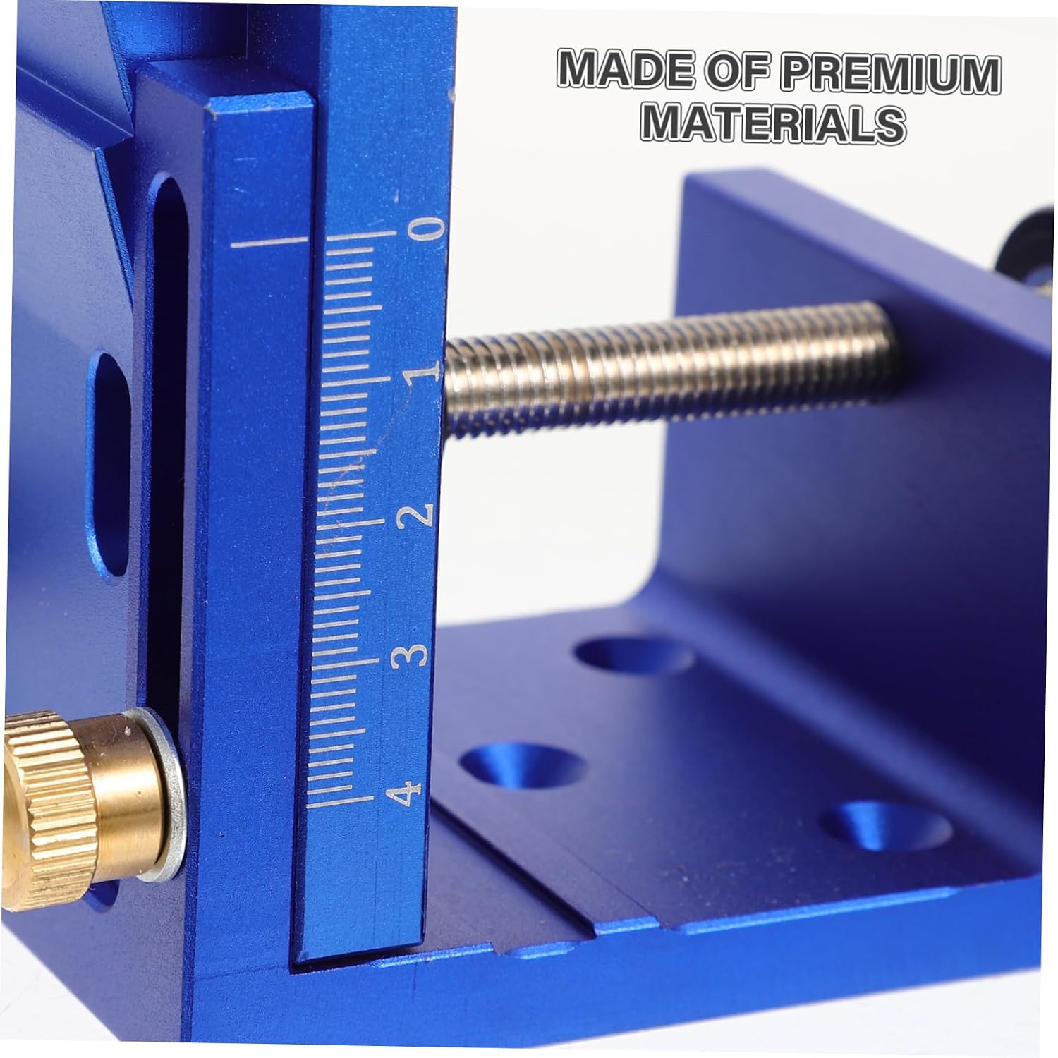 ORFOFE Accurate Drilling Assistance 15-degree Angle Pocket Hole Set Full Dowel Kit Easy to Use for Woodworking Task Random