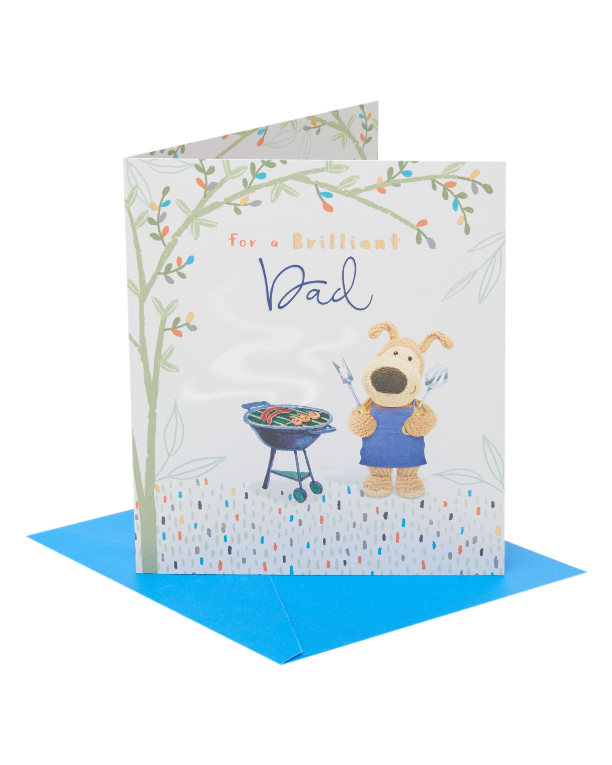 Boofle | Father's Day Card for Dad | Card for Dad, Grandad, Husband | Him, Boys, Men | Cute Design | With Envelope | 159x184 mm