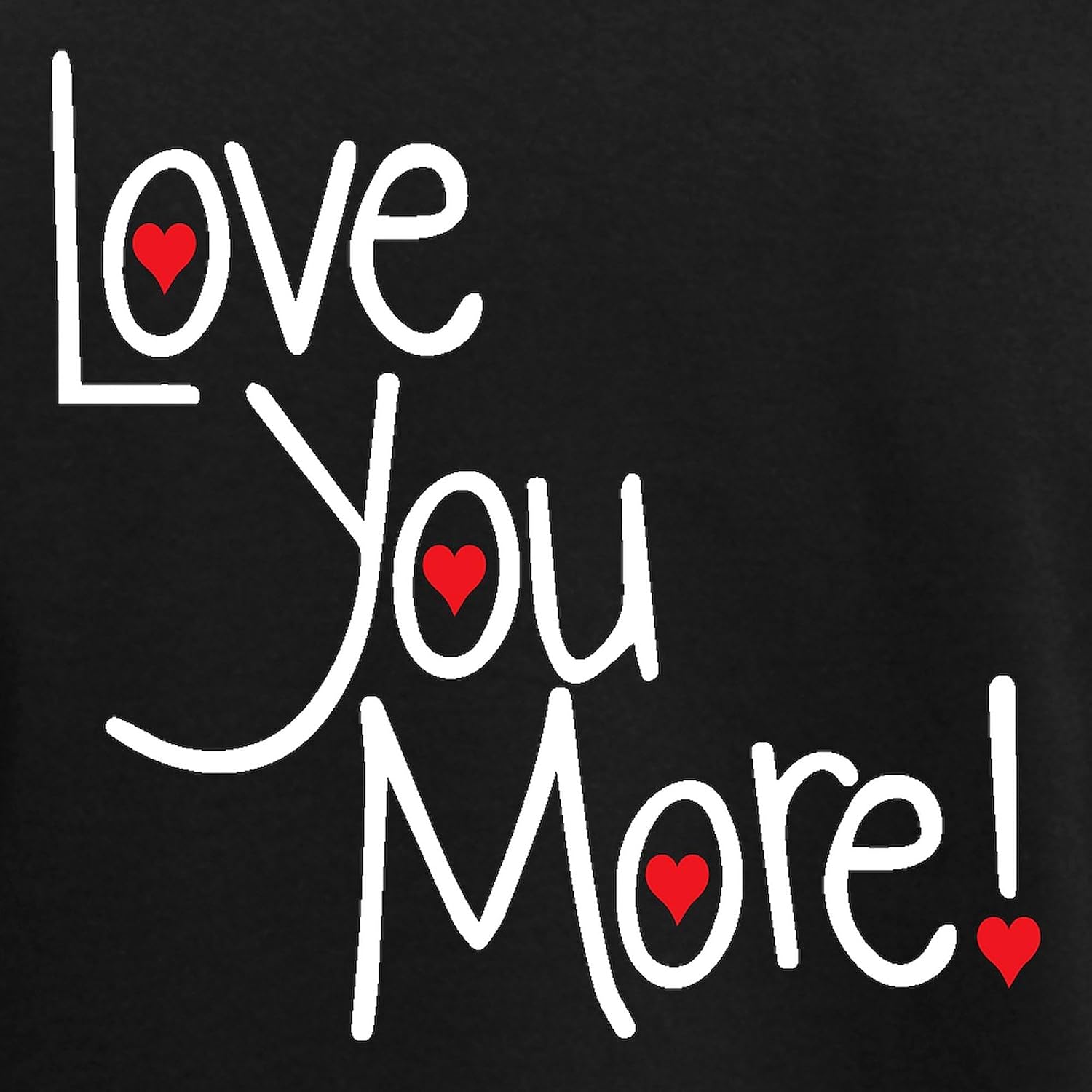CafePress Love You More Pajamas Womens Novelty PJ Sleepwear