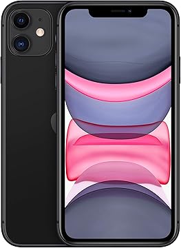 Apple iPhone 11 64GB Black includes EarPods power adapter 