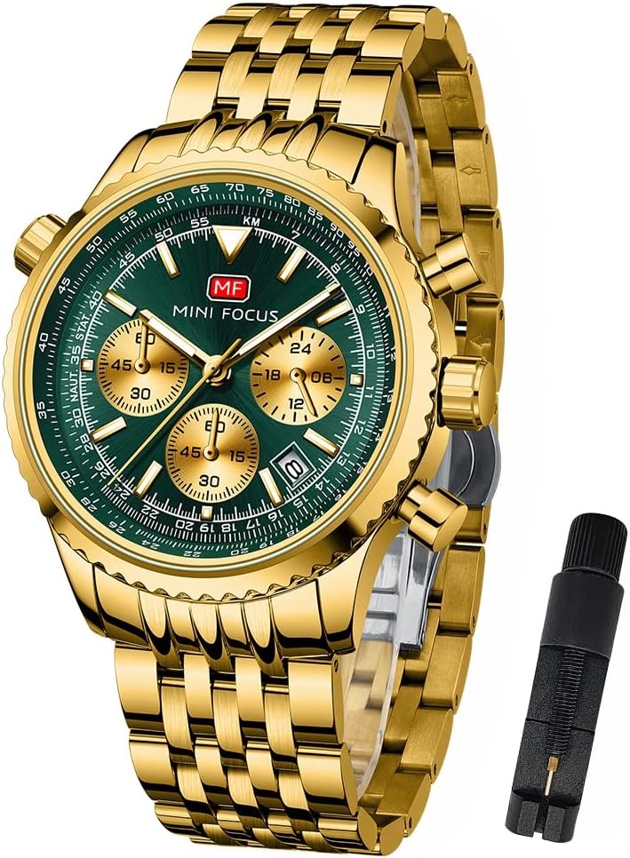 AIMESMens Sport Watches Military Waterproof Multifunction Chronograph Watch Luminous Silicon Strap Casual Watches for Men Fashion Business Wrist Watch Clock