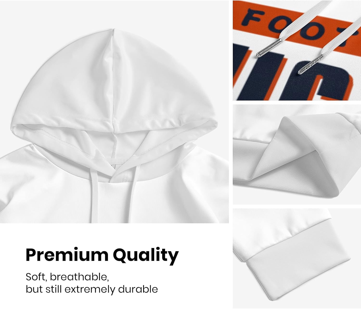 ANTKING Hoodies Customized Personalized Apparel Any Name&Number Gifts for Dad Men Kids Fans - Image 4