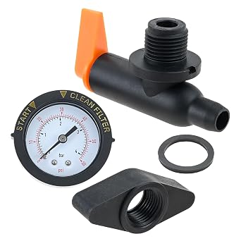 CCX1000V Cartridge Filter Manual Air Relief Valve with Pressure Gauge