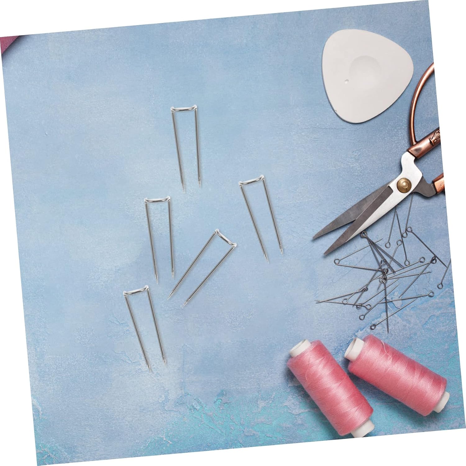 50pcs U Shaped Quilting Pins for Sewing Cloth Positioning Needles for Patchwork and Fabric Crafting Projects
