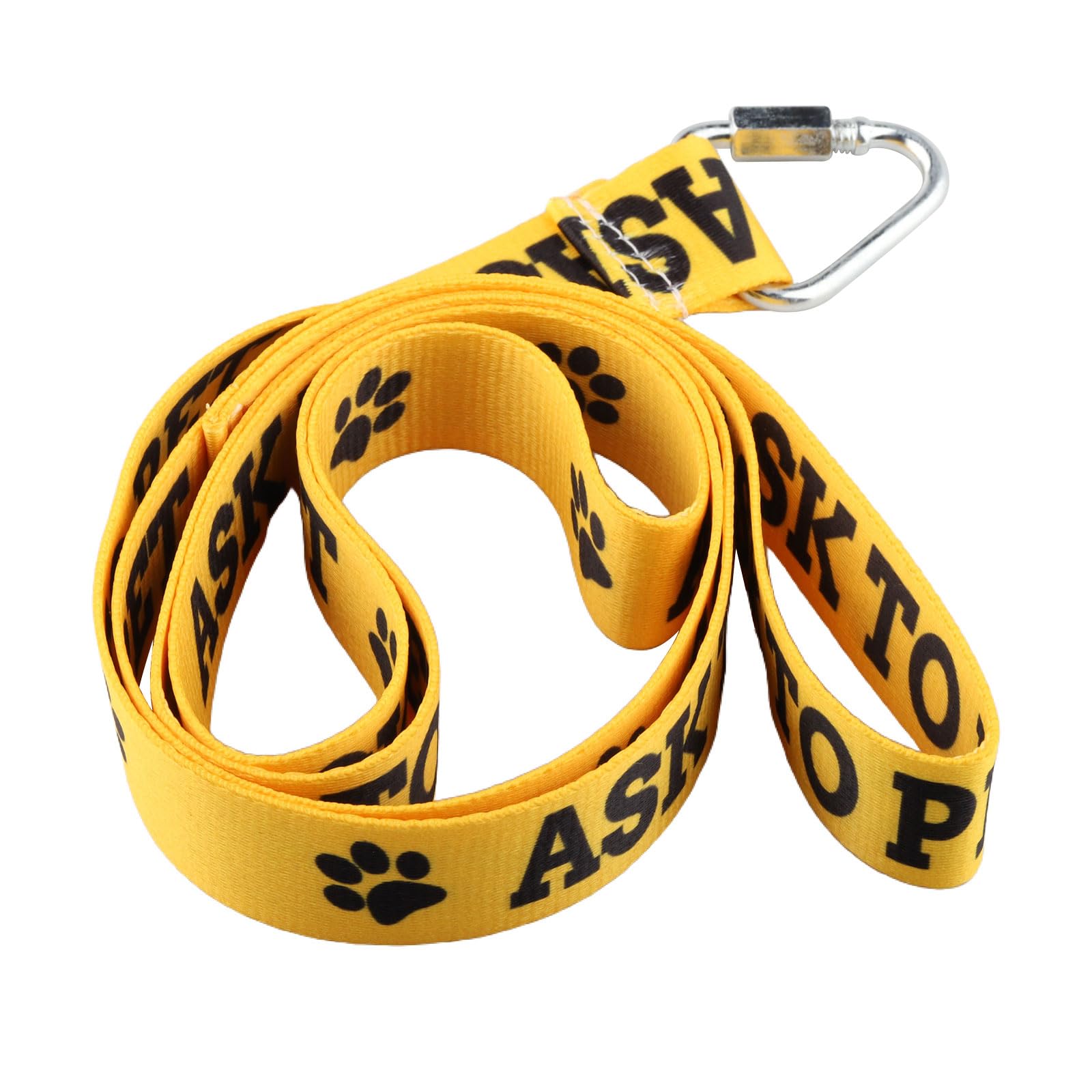 PWHAOO Dot Not Pet/Do Not Touch Me/Ask to Pet Nervous Dog Lead Shy Rescue Dog Gift Nervous Shy Dog Gift (Ask to Pet Leash)
