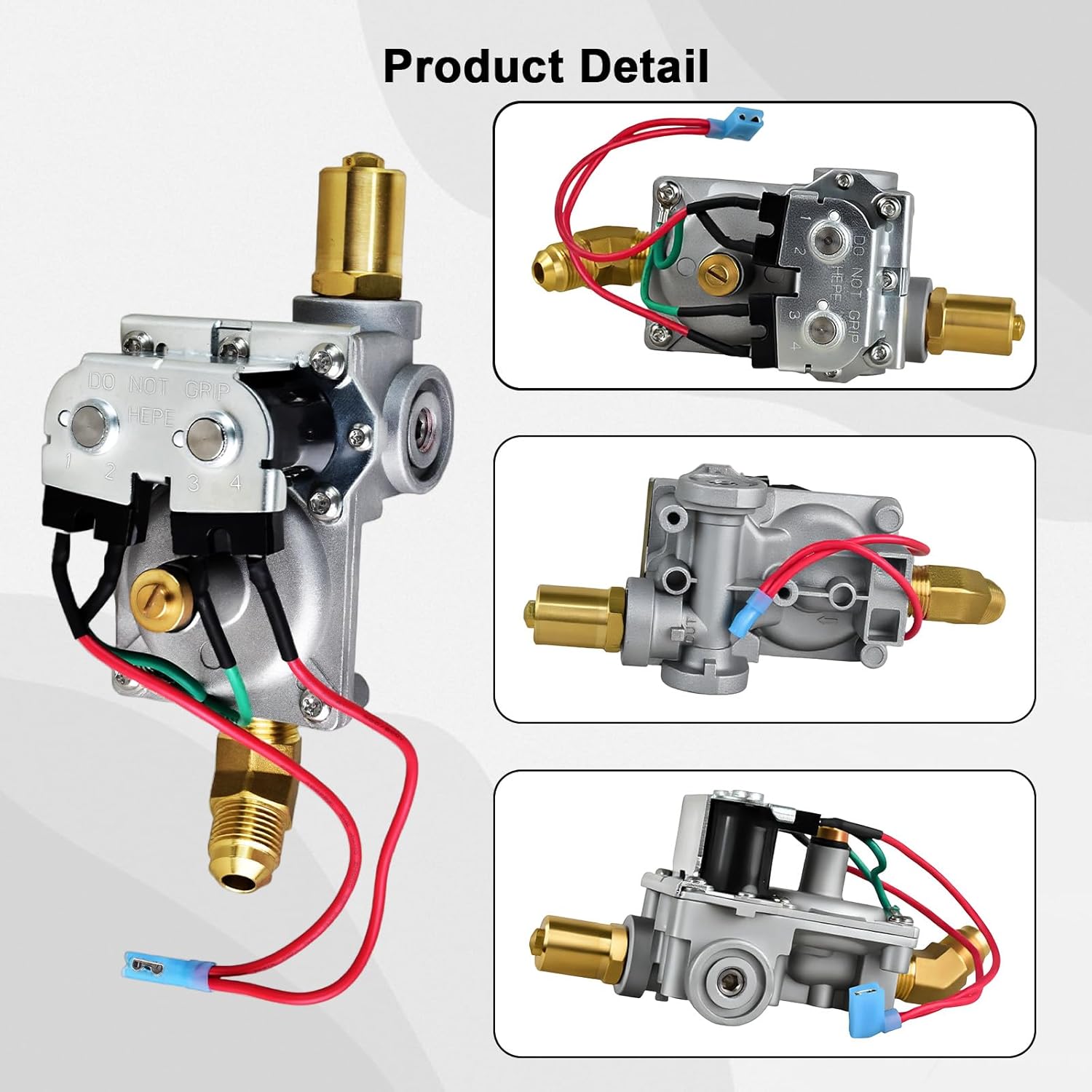 MuHize RV Water Heater Gas Valve Solenoid Replacement Kit for Atwood 92089, Fits 6 Gallon Water Heater Tanks, Replaces 93844 93870 93321 92078 & G10/GC10 Series Models
