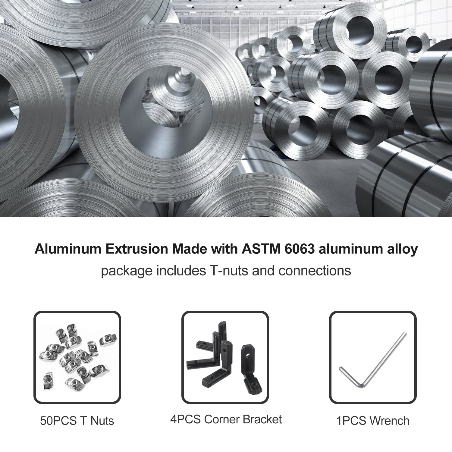 CNCMANS Aluminium profiel, extrusie, T-type, zwart, Europese standaard, geanodiseerde lineaire rail, met T-moer en L-hoekconnector, voor CNC-machines, 600 mm 2020, 4 stuks CNCMANS Aluminium profiel, extrusie, T-type, zwart, Europese standaard, geanodiseerde lineaire rail, met T-moer en L-hoekconnector, voor CNC-machines, 600 mm 2020, 4 stuks