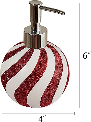 Miniatura 5 de Dispensador de jabón navideño para baño, dispensador de jabón líquido de manos para cocina, 12 onzas
