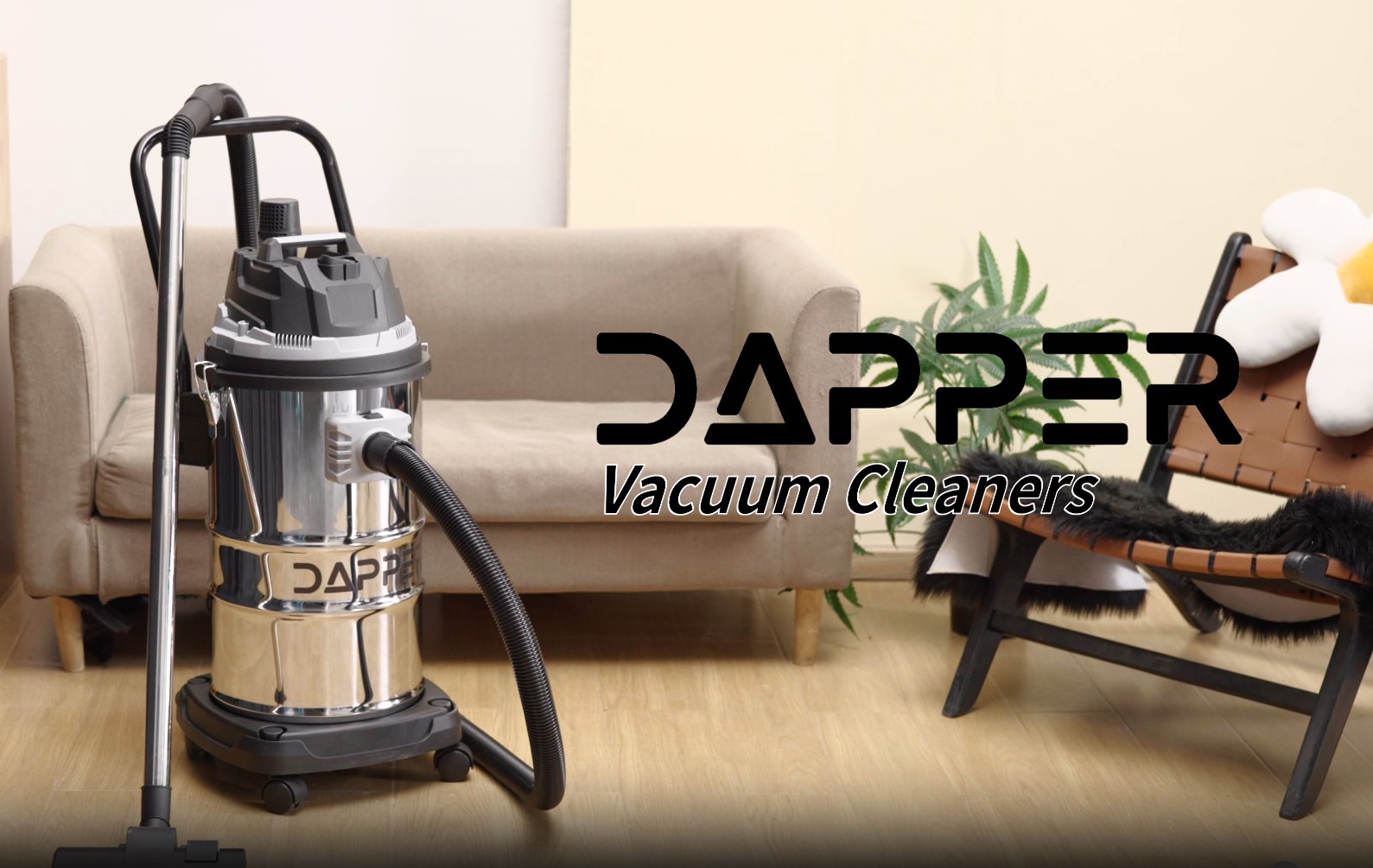 Dapper Supply 10 Gallon 4.0 Peak HP Wet/Dry Vacuum, Stainless
