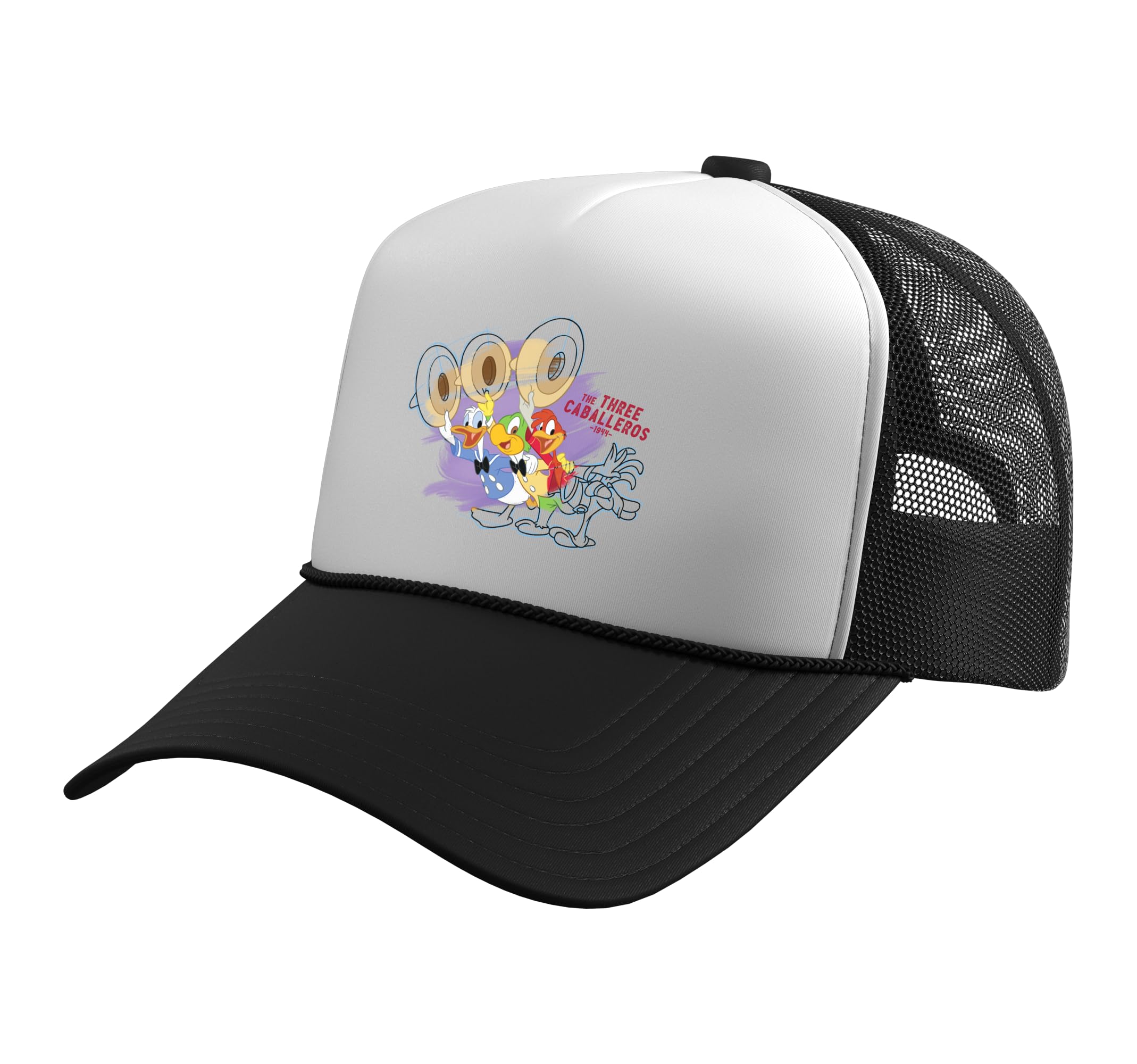 Disney Ink and Paint The Three Caballeros 1944 Trucker Hat with Adjustable Mesh Back