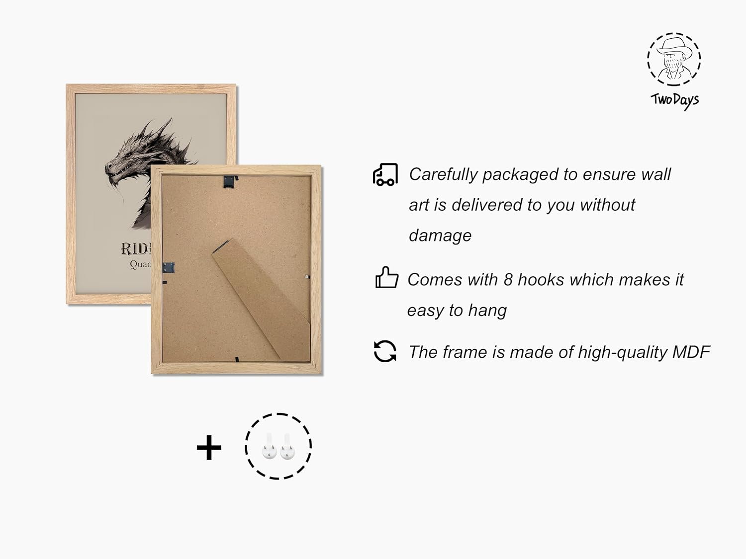 TwoDays Fantasy Dragon Wing Bookish Merch Room Decor - War College Four Quadrants Inspired Wall Art Prints for Fans Gifts, Romantasy Book Merchandise Posters (8" X 10", Set of 4, UNFRAMED) - Image 3