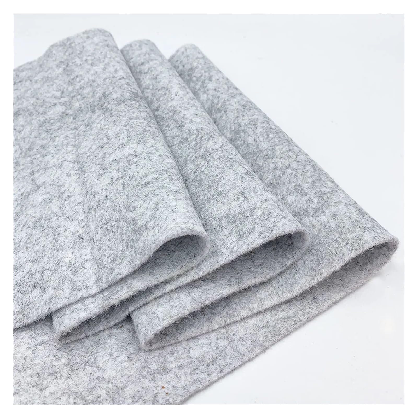 Bastelfilz Filz 90 cm breite, weiche Filzstoff-Vliesplatte for Selbermachen – Nähpuppen, Weihnachtsbastelmaterial for Kinder für DIY Handwerk(Light Blue,90cm x 90cm)