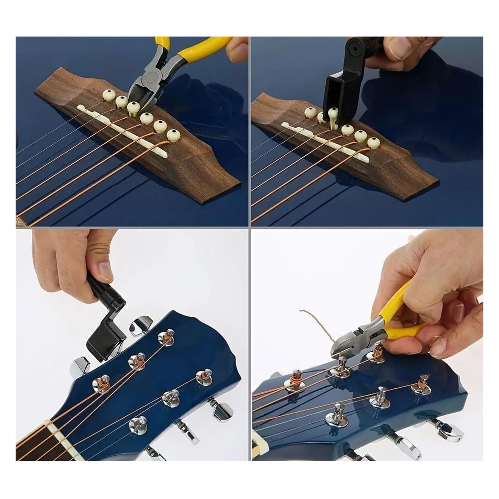 Narzędzia I Akcesoria Do Naprawy Gitar Zestaw Narzędzi Do Wyrobu Gitar Z Precyzyjnymi Linijkami Wytrzymałą Torbą Do Przechowywania I Innymi Akcesoriami