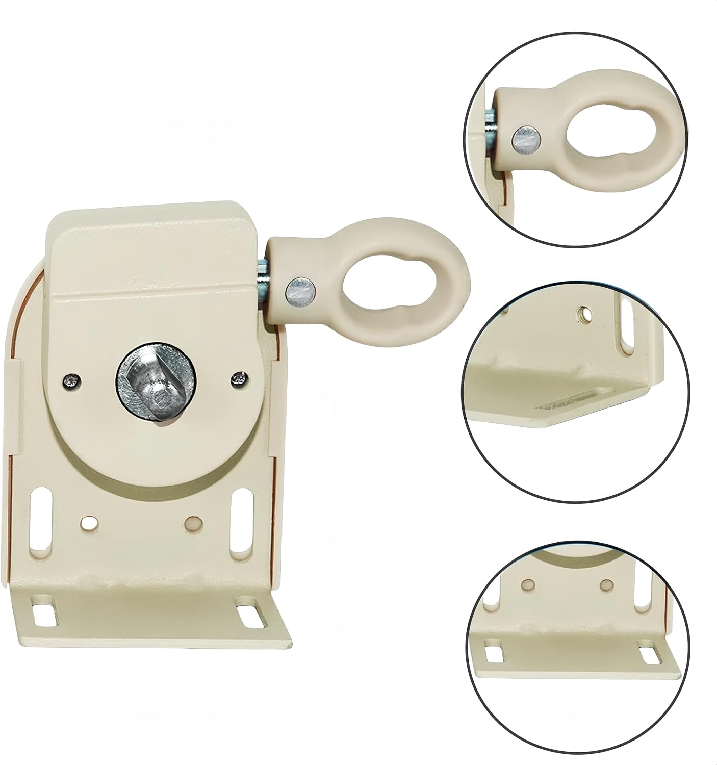 Generic Shade Cordless Bracket for Coolaroo Outdoor Exterior Roller Blind, Indoor and Outdoor Roller Shade(Cordless Bracket,Beige)
