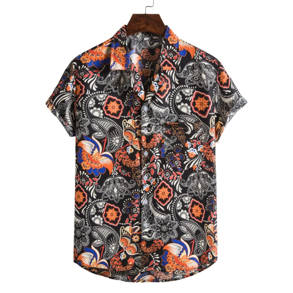 Funky Camisa Hawaiana, Camisa Hawaiana para Hombre Y Pantalones Cortos De Playa Hawaianos.