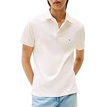 Tommy Hilfiger 1985 Slim Polo Mw0Mw17771, Polo a Maniche Corte, Uomo, Giallo (Ivory Petal), L