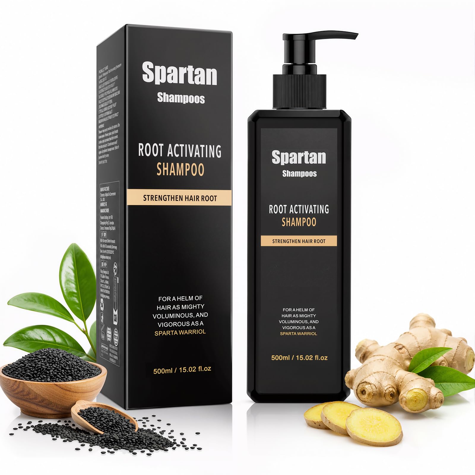 500ML Root Activator Shampoo For Men, Hair Loss Regrowth Shampoo for Hair Loss and Thinning Hair - for Men Women
