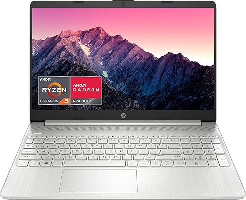 HP Pavilion - Laptop para negocios y estudiantes, pantalla HD de 15.6 pulgadas, procesador AMD Ryzen 3 5300U (Beats i7-1065G7), 16 GB de RAM, SSD de
