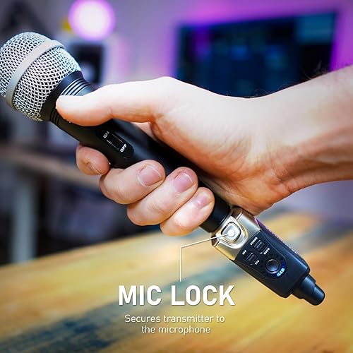 Vista 17 de Xvive Receptor Bluetooth XLR inalámbrico P3, adaptador Bluetooth para altavoces, mezclador de audio, sistemas PA, sistema DJ (P3 XLR)