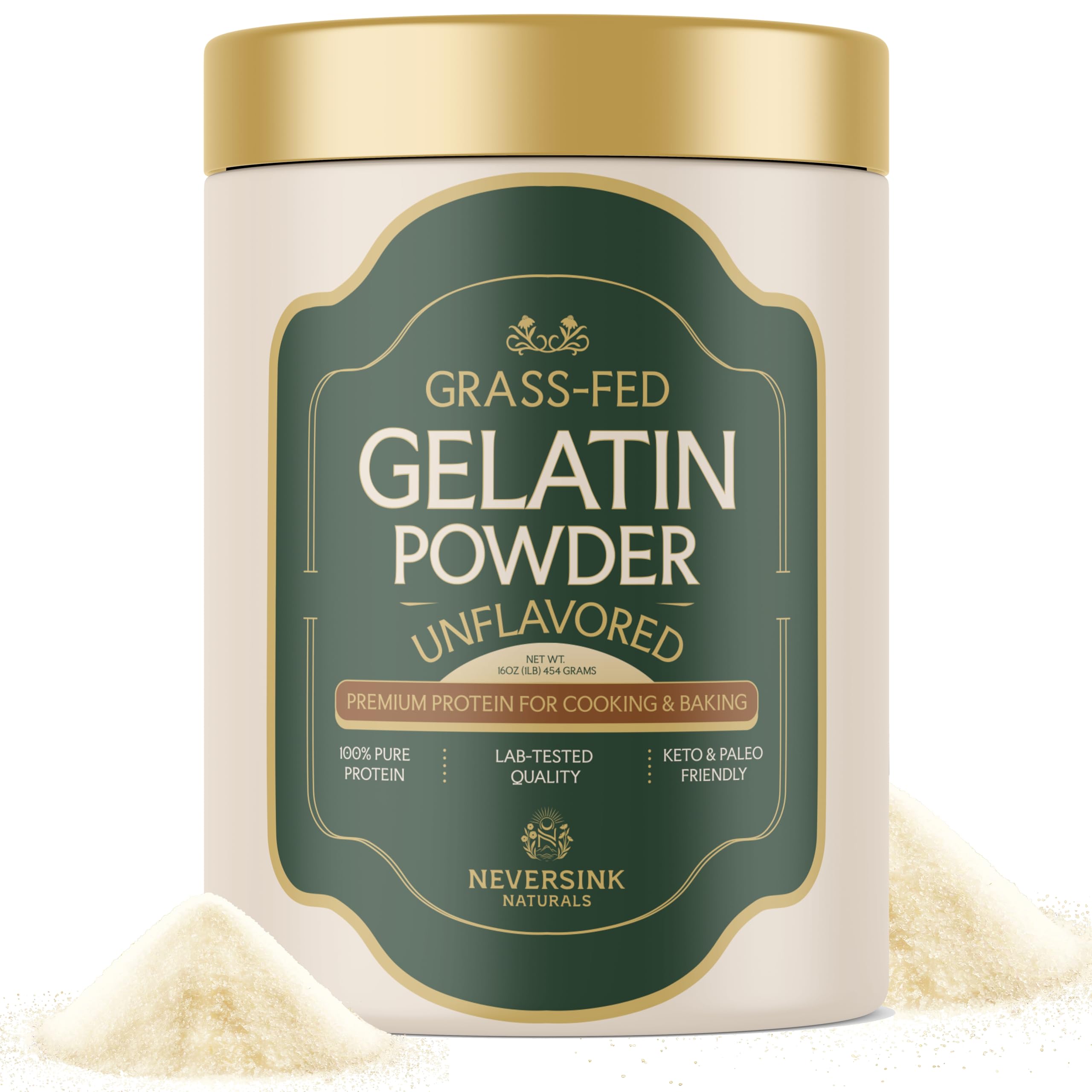 Amazon.com : Neversink Naturals Grass Fed Gelatin Powder