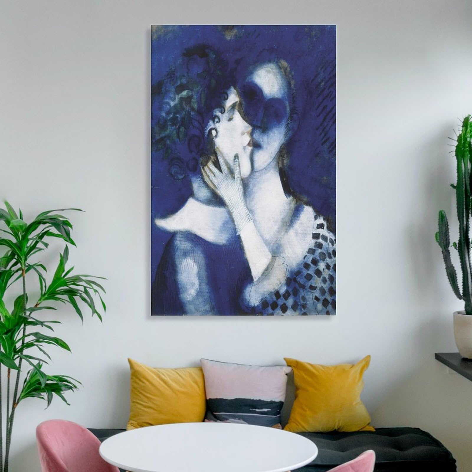 絵画 lovers 今日の一枚）「恋人たち」-The Lovers I, 1928 by Rene Magritte