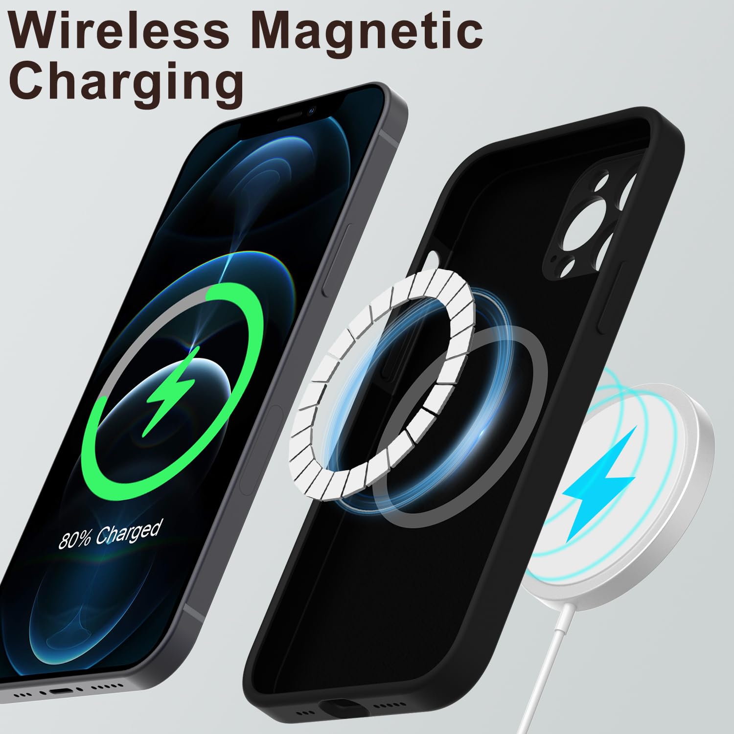 Amazon.com: DEENAKIN for iPhone 13 Pro Max Case Silicone with