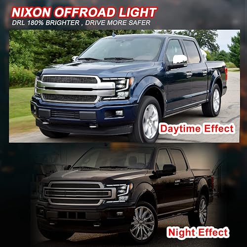 Miniatura 6 de Nixon Offroad Faros delanteros de proyector para Ford F150 2018-2020, modos de iluminación funcional LED completos DRLseñal de giro
