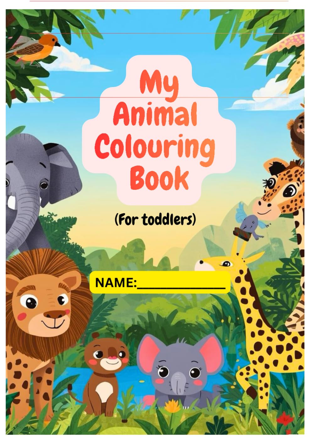My Animal Colouring Book (for toddlers)