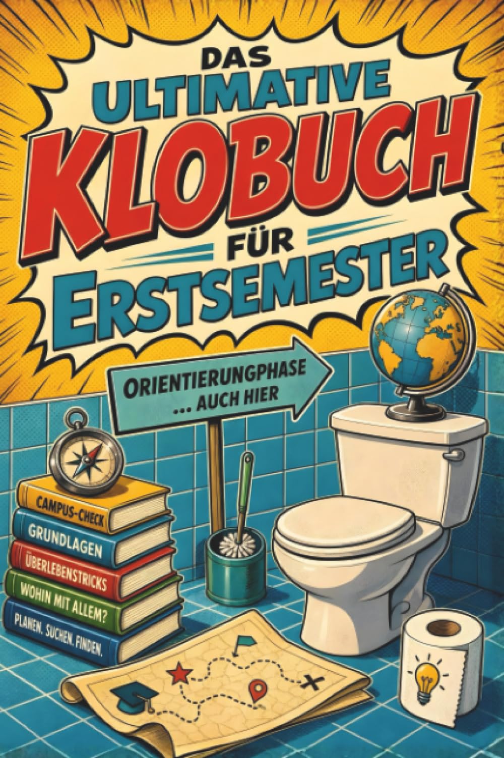 Das ultimative Klobuch für Erstsemester: Orientierungsphase … auch hier. Lustiges Geschenk für Erstsemester, Campusleben und Mensa-Abenteuer