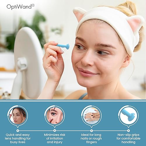 Miniatura 9 de Trial Pack - Herramientas de extracción e inserción de lentes de contacto suaves Dispositivo de inserción y extracción de lentes suaves de goma de